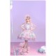 Mademoiselle Pearl Sanrio Little Twin Stars Apron Blouse Top Skirt Set and OPs(Reservation/Full Payment Without Shipping)